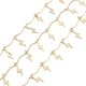 Brass Curved Bar Link Chains CHC-M025-19G-1