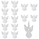 Chgcraft 15 pièces embellissements en métal gravé au fer gros pendentifs IFIN-CA0001-62-1