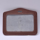 Détenteurs de cartes badge en cuir AJEW-R038-03-1