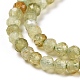 Naturelles grenat vert brins de perles G-C009-A24-4