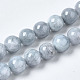 Quartz naturel teints chapelets de perles rondes G-R173-10mm-03-1