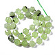 Chapelets de perles de jade blanche naturelle G-T132-047C-2