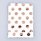 Polka Dot Pattern Eco-Friendly Kraft Paper Bags AJEW-M207-H01-01-1