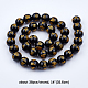 OLYCRAFT 38pcs 10mm Natural Black Agate Beads Strand Frosted Gemstone Round Loose Beads Energy Stone Beads for Jewelry Making - 14 Inch G-OC0001-37B-10mm-3