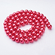 Glass Pearl Beads Strands HY-12D-B70-1