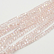 Chapelets de perles en verre électroplaqué EGLA-D018-3x3mm-32-1