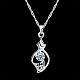 Модные 925 ожерелья стерлингового серебра NJEW-BB22372-8