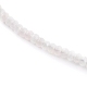 Unterlegscheibe natürliche Rosenquarz Perlenketten NJEW-JN03404-02-2