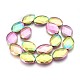 Electroplated Non-magnetic Synthetic Hematite Beads Strands G-P392-V08-1