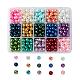 15 couleurs de perles de verre HY-JP0004-8mm-01-1