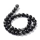 Natural Silver Obsidian Beads Strands X-G-D083-01C-2
