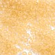 Mgb松野ガラスビーズ  日本製シードビーズ  12/0つの透明な霜の色のガラスの丸い穴のシードビーズ  淡黄色  2x1.5mm  穴：0.8mm  約1760個/20g X-SEED-Q033-1.9mm-3MA-2