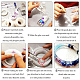 Pandahall 6 pz 6 misure silicone braccialetto stampo trasparente rotondo braccialetto gioielli stampo in resina colata AJEW-PH0016-23-6