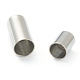 304 Stainless Steel Magnetic Clasps with Glue-in Ends STAS-O148-06A-3