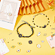 PandaHall Elite DIY Yin Yang Match Couple Bracelet Making Kit DIY-PH0009-64-6