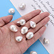 Perlas naturales perlas keshi perlas barrocas PEAR-N020-J01-6