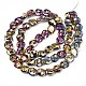 Electroplate Glass Beads Strand X-EGLA-S188-21-C02-2