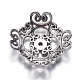 Cappucci di perline fantasia argento tibetano AA-0600-2