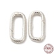 925 anillos de puerta de resorte de plata esterlina FIND-Z008-03S-1