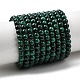 Природного малахита бисер нитей&nbsp;G-A293-B03-4mm-2