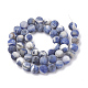 Natural Sodalite Beads Strands X-G-T106-213-3