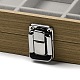 24 scatola per presentazione gioielli in legno con griglia ODIS-M007-03-3