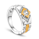 Shegrace 925 anillo de dedo de plata esterlina JR540A-04-1