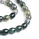 Natur Moos Achat Perlen Stränge G-E560-J01-3