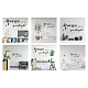 PVC Quotes Wall Sticker DIY-WH0200-014-5