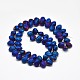 Full Plated Frosted Electroplate Glass Shell Beads Strands EGLA-M002-D02-2