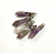 Natural Amethyst Pointed Pendants G-P309-03-3