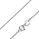 925 Sterling Silver Box Chain Necklaces STER-D022-18-1