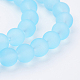 Chapelets de perles en verre transparent GLAA-S031-8mm-21-3