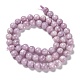 Perles naturelles de perles de lépidolite G-H247-11E-3