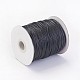 木綿糸ワックスコード  ブラック  1.5mm  約100ヤード/ロール（300フィート/ロール）