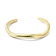 Placage ionique (ip) 304 bracelets manchette serpents en acier inoxydable BJEW-G693-02G-2