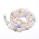 Chapelets de perles en morganite naturelle G-K230-16-2