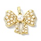 Подвески из кубического циркония с покрытием из латуни KK-M282-28G-1