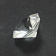 Acrílico Diamante de imitación señaló espalda cabujones GACR-WH0001-01C-2