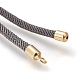 Nylon Twisted Cord Bracelet Making MAK-M025-116-2