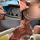 DIY工作機械  プラスチックスクレーパーツール付き  彫刻粘土ツール  彫刻彫刻ハンドツールキット  ミックスカラー  250x165x70mm DIY-BC0010-71-6