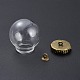 Fabrication de pendentifs de couverture de bulle de globe de bricolage DIY-X0293-78AB-2