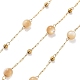Цепи из натуральных ракушек и бусин из нержавеющей стали 304 CHS-K021-08A-02-1