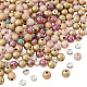 100 шт. 2 цвета акриловые бусины&nbsp;ACRP-TA0001-04-3