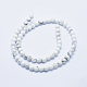 Chapelets de perles en howlite naturelle G-P353-01-6mm-2
