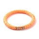 Ensemble de bracelets extensibles hieishi en hématite synthétique et argile polymère pour femme BJEW-JB07430-6