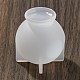 Moules en silicone pour pendentif de bouteille de souhait rond DIY-K073-02-2