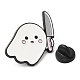 Fantasma di halloween con spilla smaltata per coltello JEWB-E023-05EB-02-3