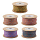 Pandahall 5 rollos 5 colores cordón de algodón OCOR-TA0001-48-1