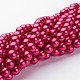 Glass Pearl Beads Strands HY-10D-B57-3